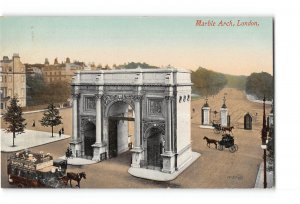 London England Postcard 1907-1915 Marble Arch