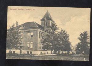 PALMYRA MISSOURI CENTENARY ACADEMY VINTAGE POSTCARD MO.