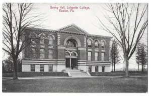 Gayley Hall, Lafayette College, Easton Pennsylvania Unused Divided Back Postcard