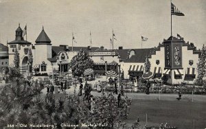 1933 Century of Progress, Chicago Worlds Fair, Old Heidelberg , Old Postcard