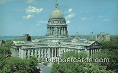 Madison, Wisconsin, WI State Capital USA Unused 