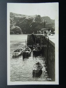 Cornwall MULLION COVE Harbour & Quay Side c1950's RP Postcard