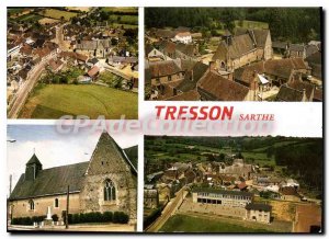 Postcard Modern Tresson Sarthe