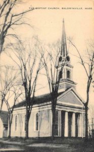 BALDWINVILLE, Massachusetts MA   BAPTIST CHURCH  Templeton~Worcester Co Postcard