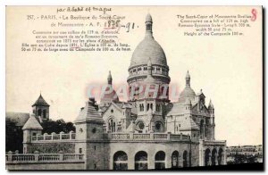 Postcard Old Paris The Basilica of Sacre Coeur in Montmartre