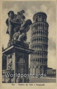 Fontana dei Putti e Campanile Pisa, Italy Unused 