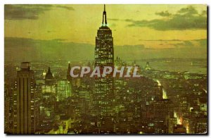Modern Postcard Empire State builiding New York City