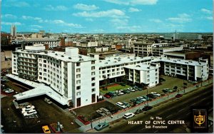 Vtg San Francisco California CA Towne House Hotel Postcard