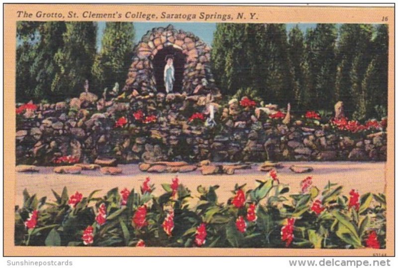 New York Saratoga Springs The Grotto St Clement's College