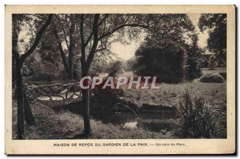 Old Postcard Home Repos Du Garden Of Peace A corner of the park