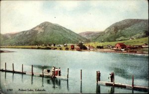 Palmer Lake Colorado CO Water View c1910 Vintage Postcard