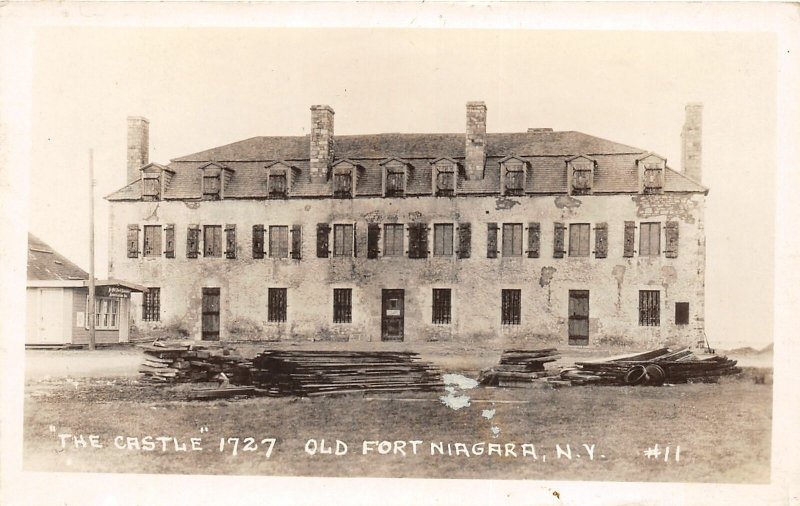 G22/ Old Fort Niagara New York RPPC Postcard c1920s The Castle 1