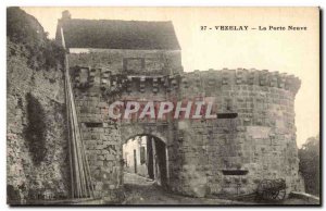 Old Postcard Vezelay The door Newfoundland