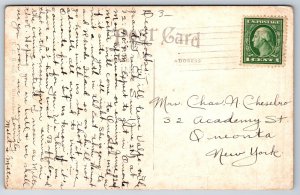 Valparaiso Indiana~Porter County Courthouse~Close Up~Clock Tower~c1910 Postcard