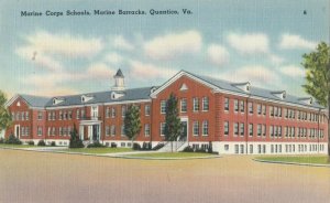 QUANTICO, Virginia, 1930-40s; Marine Corps School Barracks