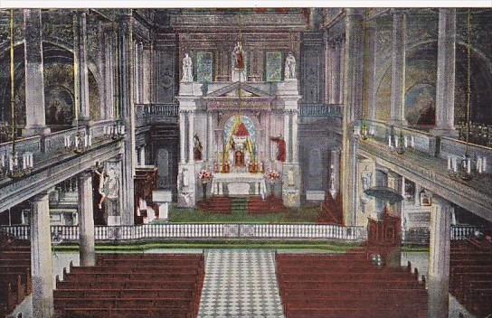 Louisiana New Orleans Interior St Louis Cathedral