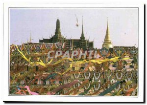 Postcard Modern Bangkok Wat Phra Keo