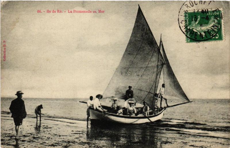 CPA ILE-de-RÉ - La Promenade en Mer (480951)