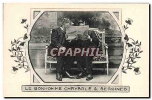 Old Postcard The man Chrysale & Sergines