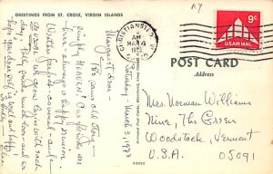 Greetings from Virgin Islands St Croix Postcard