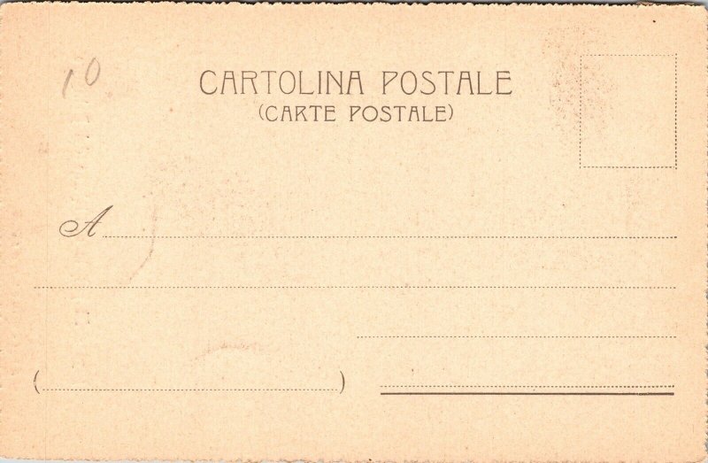 Pisa Pulpito Nell Interno Del Battistero Postcard Antique UNP Unposted Unused 