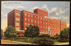 Vintage Postcard 1930-1945Easton Hospital, Easton, Pennsylvania (PA)