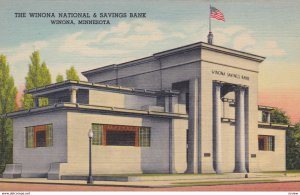 WINONA, Minnesota, 1930-40s; The Winona National & Savings Bank