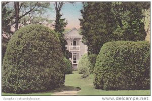 Entrance Through The Magnificent Boxwood Garden Home Of James Monroe Charlott...