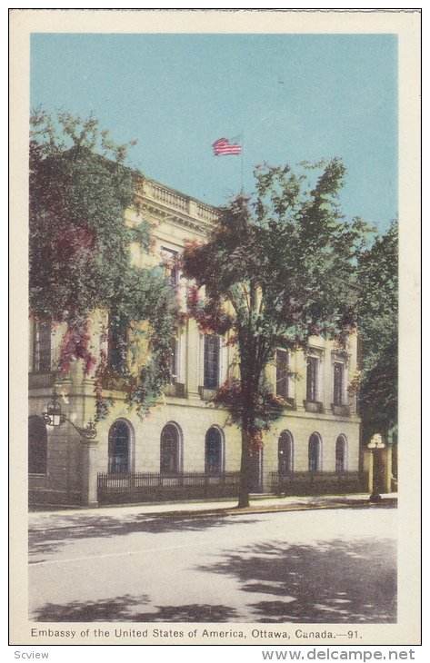 Embassy of the United States , OTTAWA , Ontario , Canada , 1930-40s