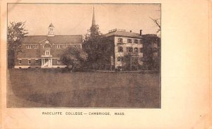 Radcliffe College Cambridge, Massachusetts MA