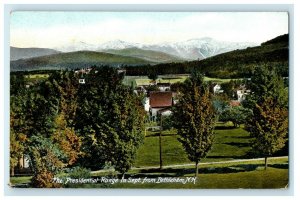 1910 The President Range In Sept. From Bethlehem New Hampshire NH Postcard 