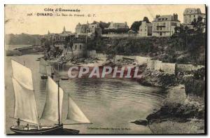 Postcard Old Prioress of Dinard Bay Boat