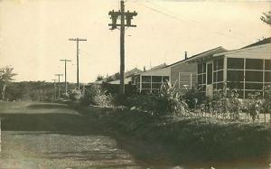 VINTAGE PHOTO POSTCARD NEWTOWN GUANTANAMO BAY CUBA Road 