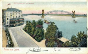 Germany Gruss Aus Bonn Vintage Postcard 08.26