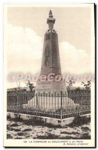 Postcard The Old Town Douaumont From Her Dead