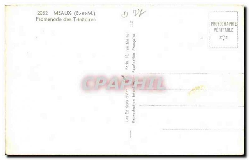 Old Postcard Meaux walk Trinitarian