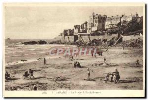 Old Postcard Parame La Plage Rochebonne