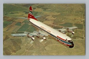 Postcard Ansett Australian National Airways Airlines Lockheed Electra AX13