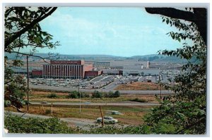 Tukwila Washington Postcard Southcenter Shopping Center Green River Valley c1960