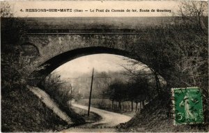 CPA Ressons sur Matz- Le Pont du Chemin de Fer FRANCE (1020587)