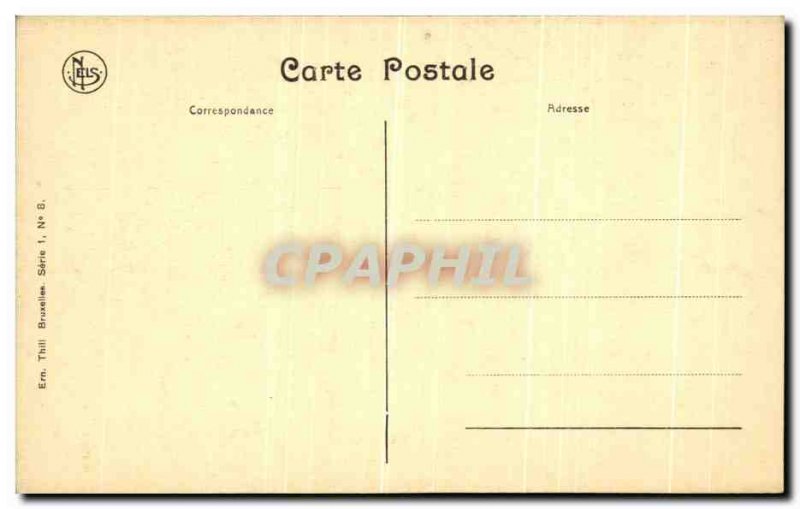 Old Postcard Brussels City Hotel