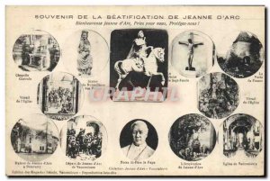 Old Postcard Jeanne d & # 39Arc Beatification