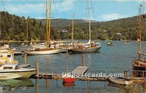 Finger Piers, Town Landing, & North East Harbor in Mount Desert Island, Maine