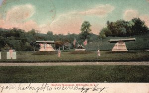 Vintage Postcard 1907 Soldiers' Monument Middleville New York NY American News