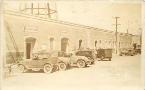 Postcard RPPC Photo 1939 Mexico Juarez Court House Autos 22-12743