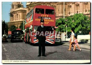 Postcard A Modern City London Policeman