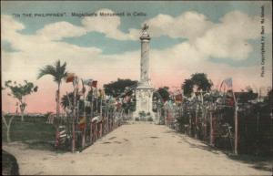 Magellan Monument in Cebu Philippines c1910 Postcard - Nice Color