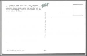 Arizona Balanced Rock Postcard