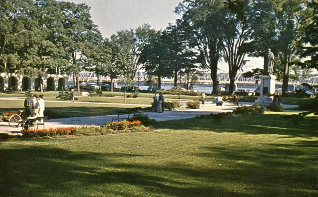 Officer's Square Lord Beaverbrook Monument Fredericton NB New Brunswick Canada