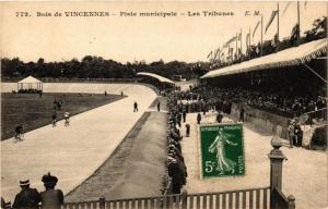 CPA PARIS 12e Bois de VINCENNES Piste municipale Les Tribunes (672687)